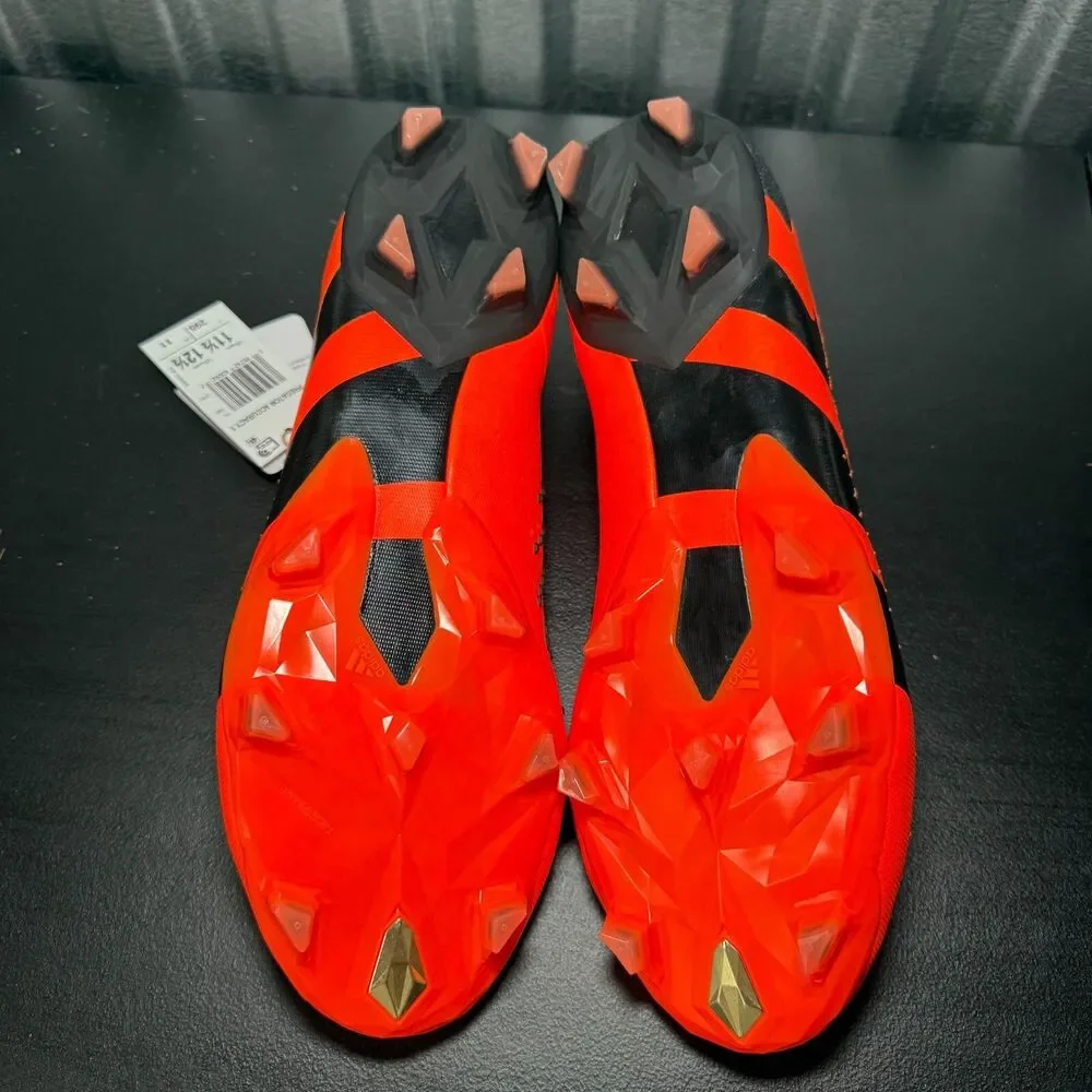 adidas PREDATOR ACCURACY.1 Low FG Soccer Cleats Orange GW4574 Men’s Size 11.5